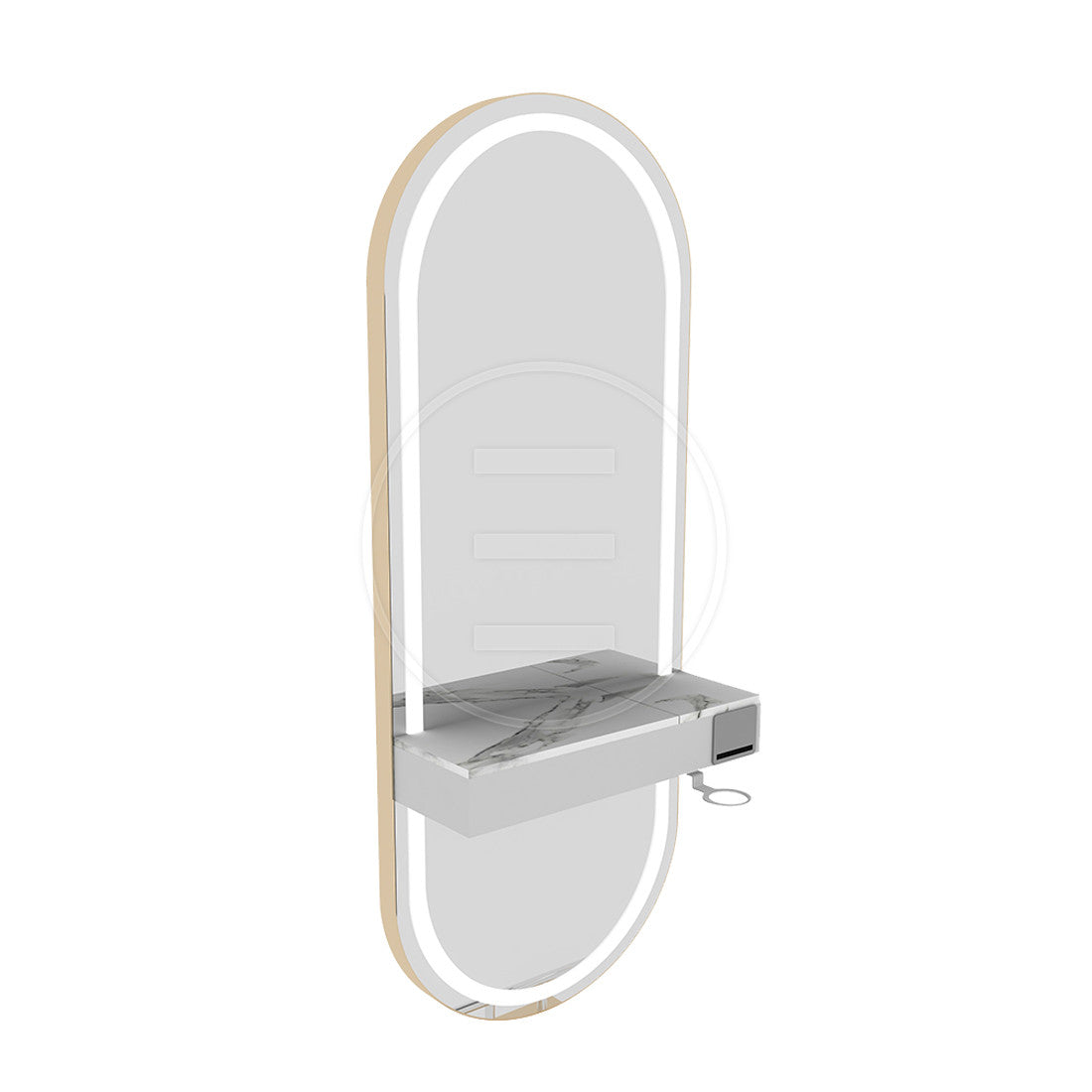 Glam Wall Gold Damenfrisierplätze