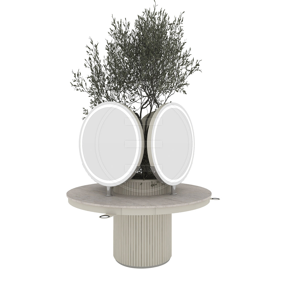 Velux Island Damenfrisierplätze